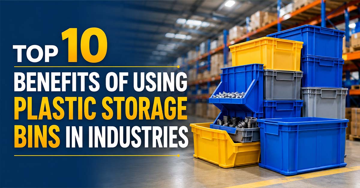 Top 10 Benefits of Using Plastic Storage Bins in Industries
