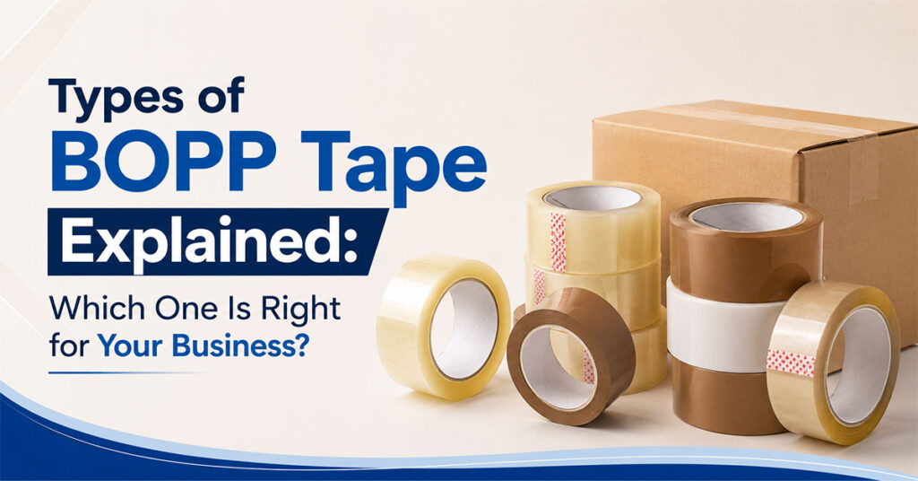 Types of BOPP Tape Explained: Which One Is Right for Your Business?
